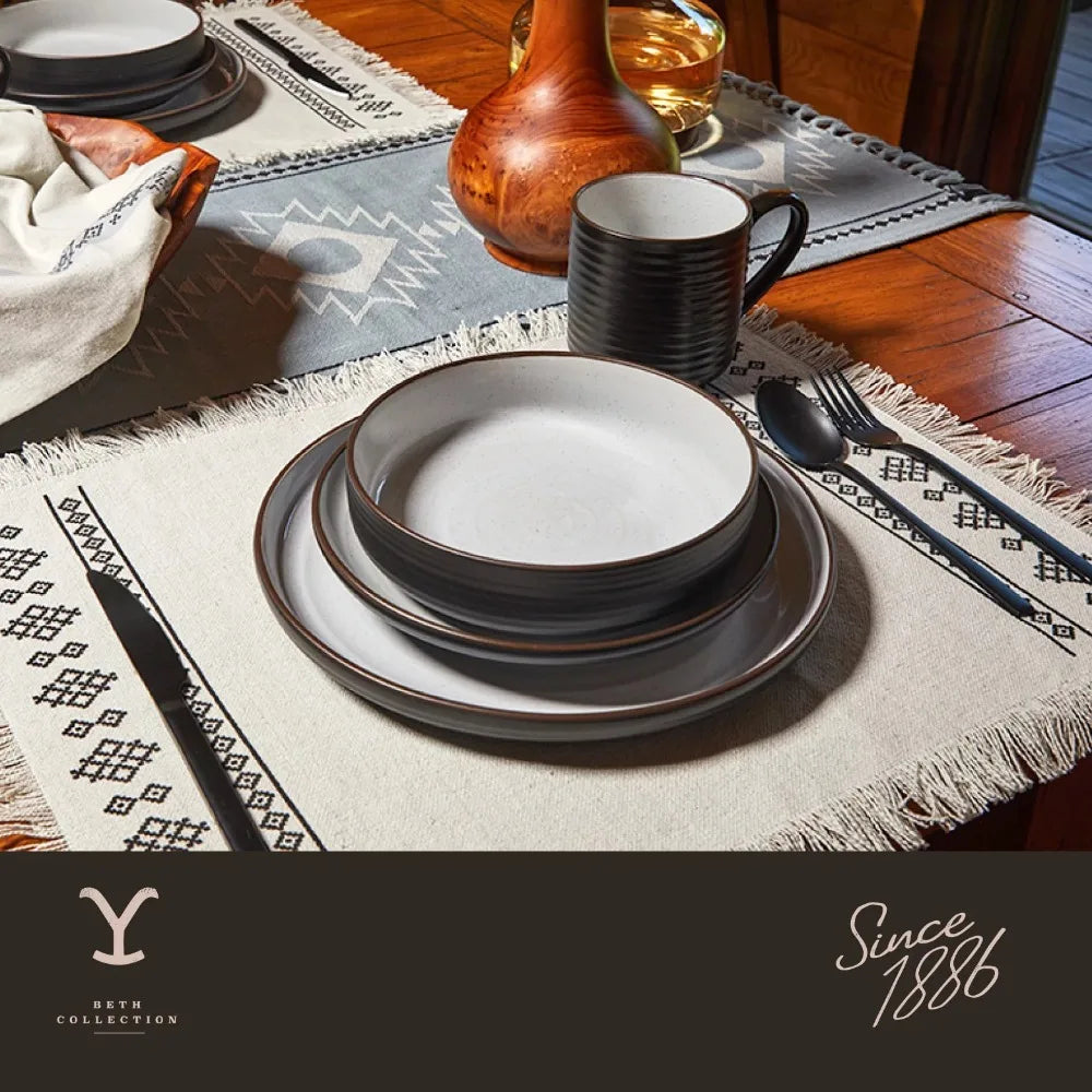 Beth Collection ceramic dinner set