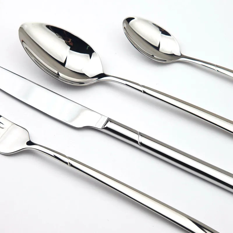 Luxury Cutlery Steel Quality 24Pcs Tableware