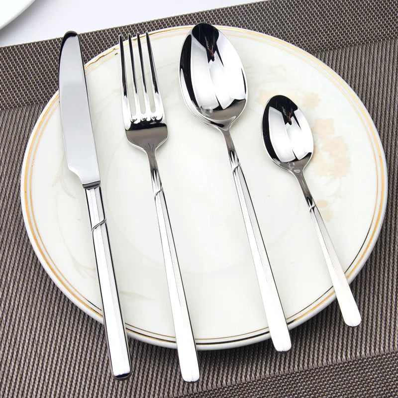 Luxury Cutlery Steel Quality 24Pcs Tableware